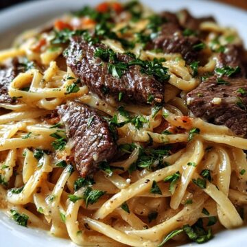 Cowboy Butter Steak Linguine