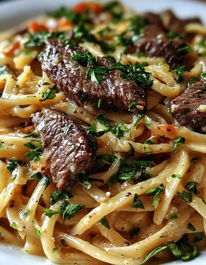 Cowboy Butter Steak Linguine