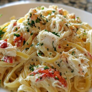 Crab Fettuccine Alfredo