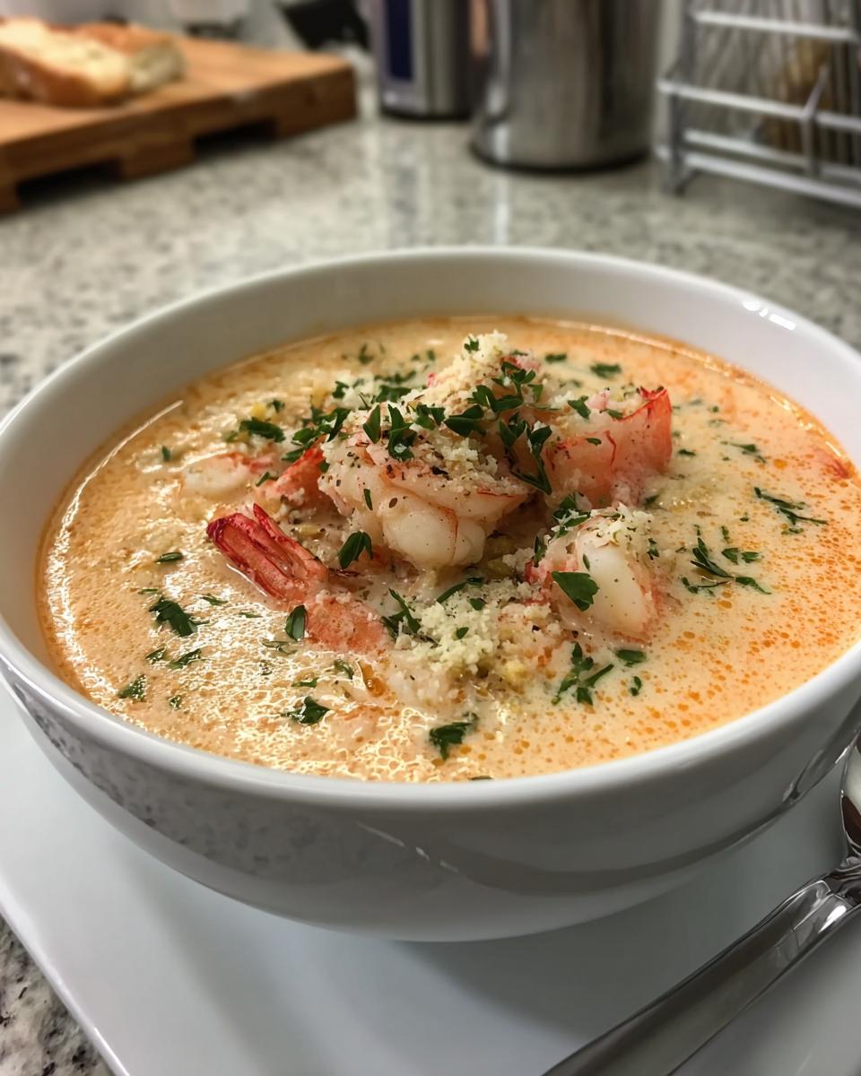 Crab and Shrimp Seafood Bisque - detail 1