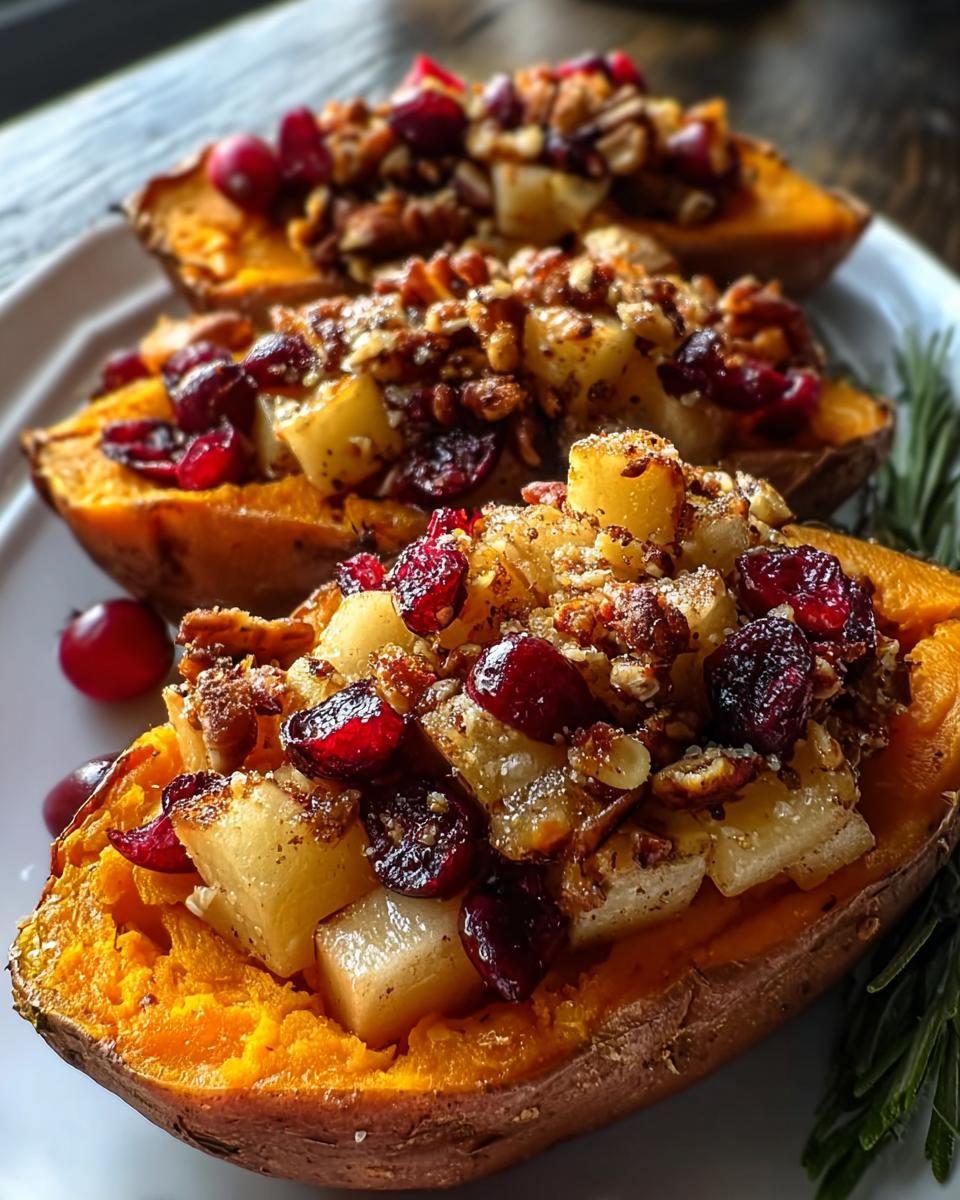 Cranberry Apple Twice-Baked Sweet Potatoes - detail 2