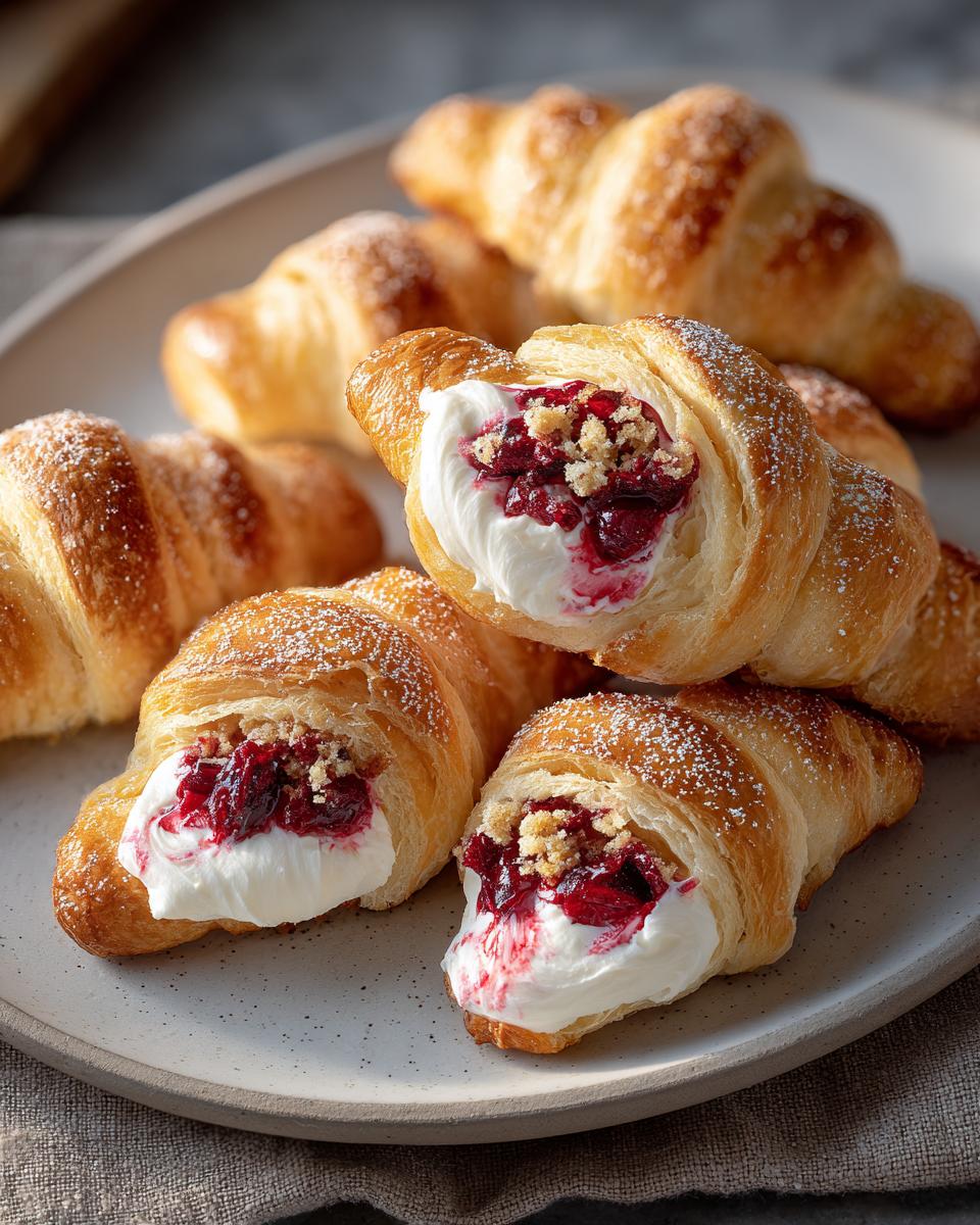 Cranberry Cream Cheese Crescent Bites - detail 1