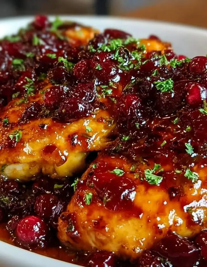 Cranberry Orange Glazed Chicken