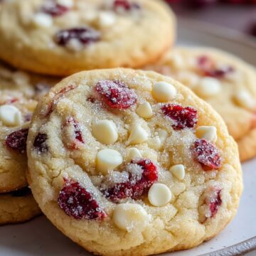 Cranberry Orange WinterGlow Crème Cookies