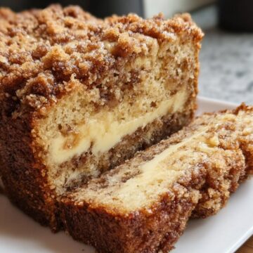 Cream Cheese Banana Bread with Crumb Topping