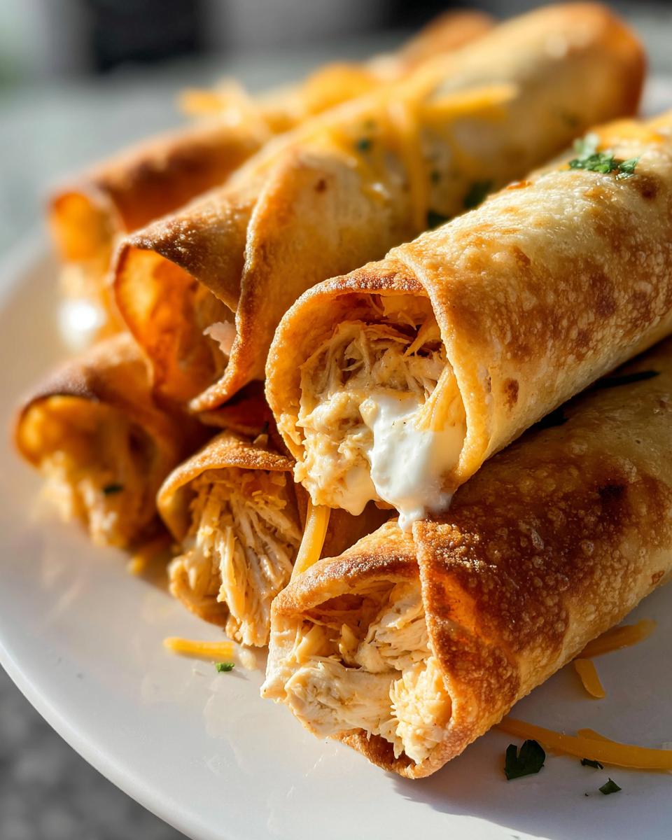 Cream Cheese Chicken Taquitos - detail 2