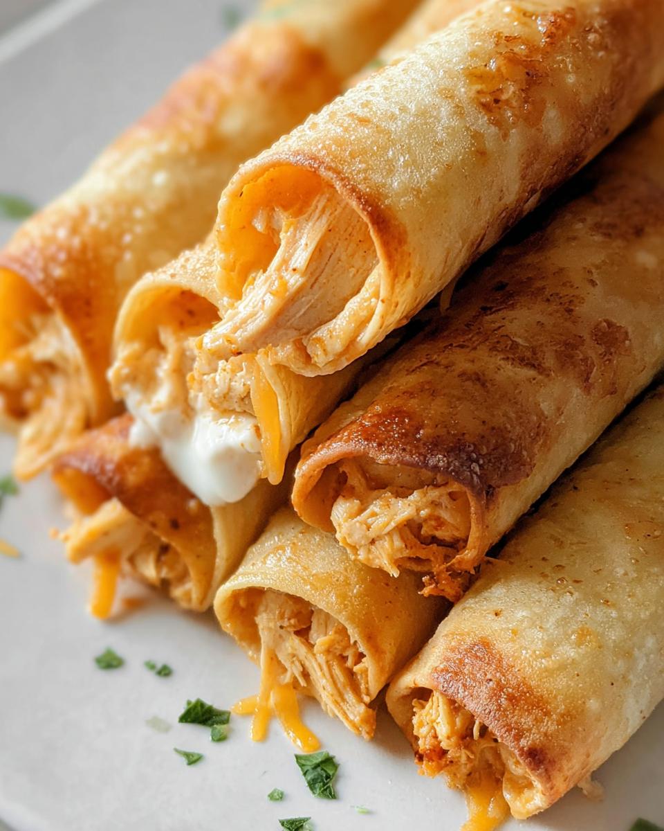 Cream Cheese Chicken Taquitos - detail 3