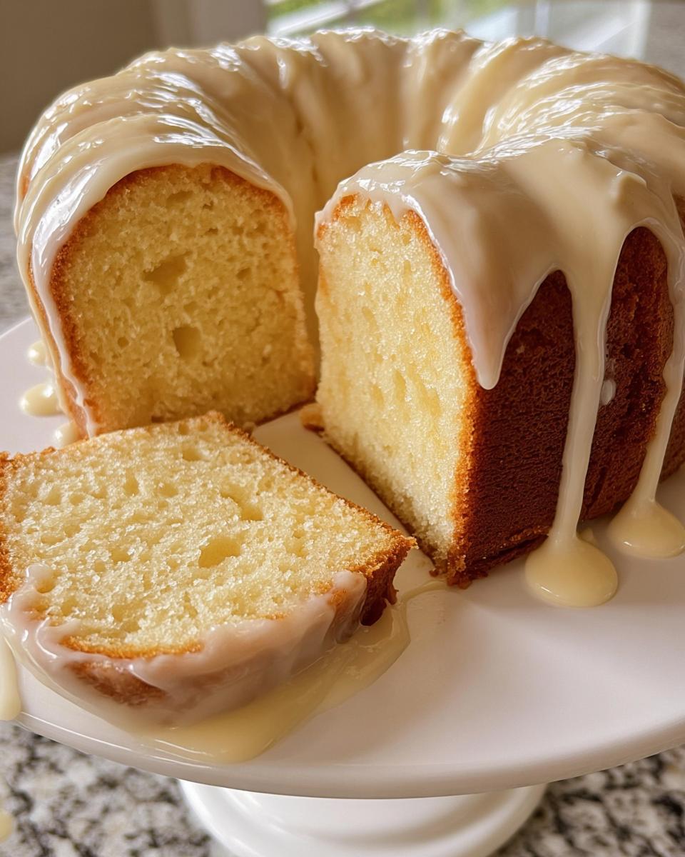 Cream Cheese Glazed Pound Cake - detail 1