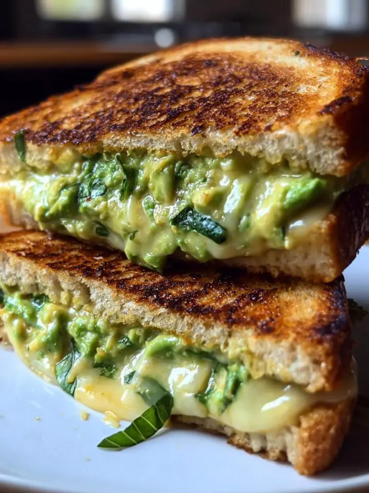 Creamy Avocado Grilled Cheese