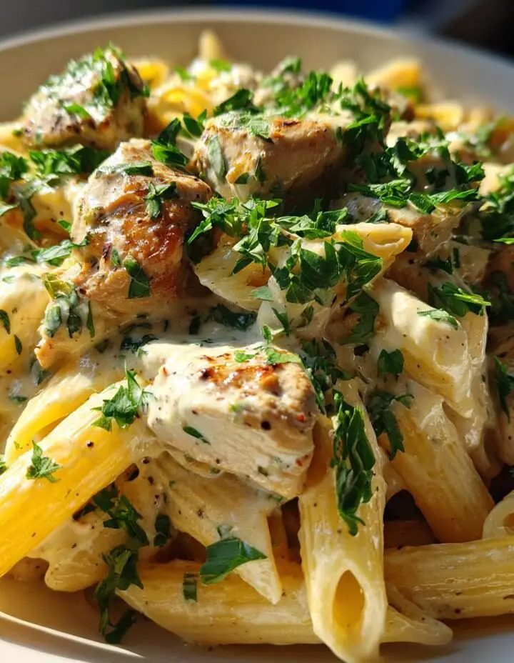 Creamy Cajun Chicken Penne Pasta