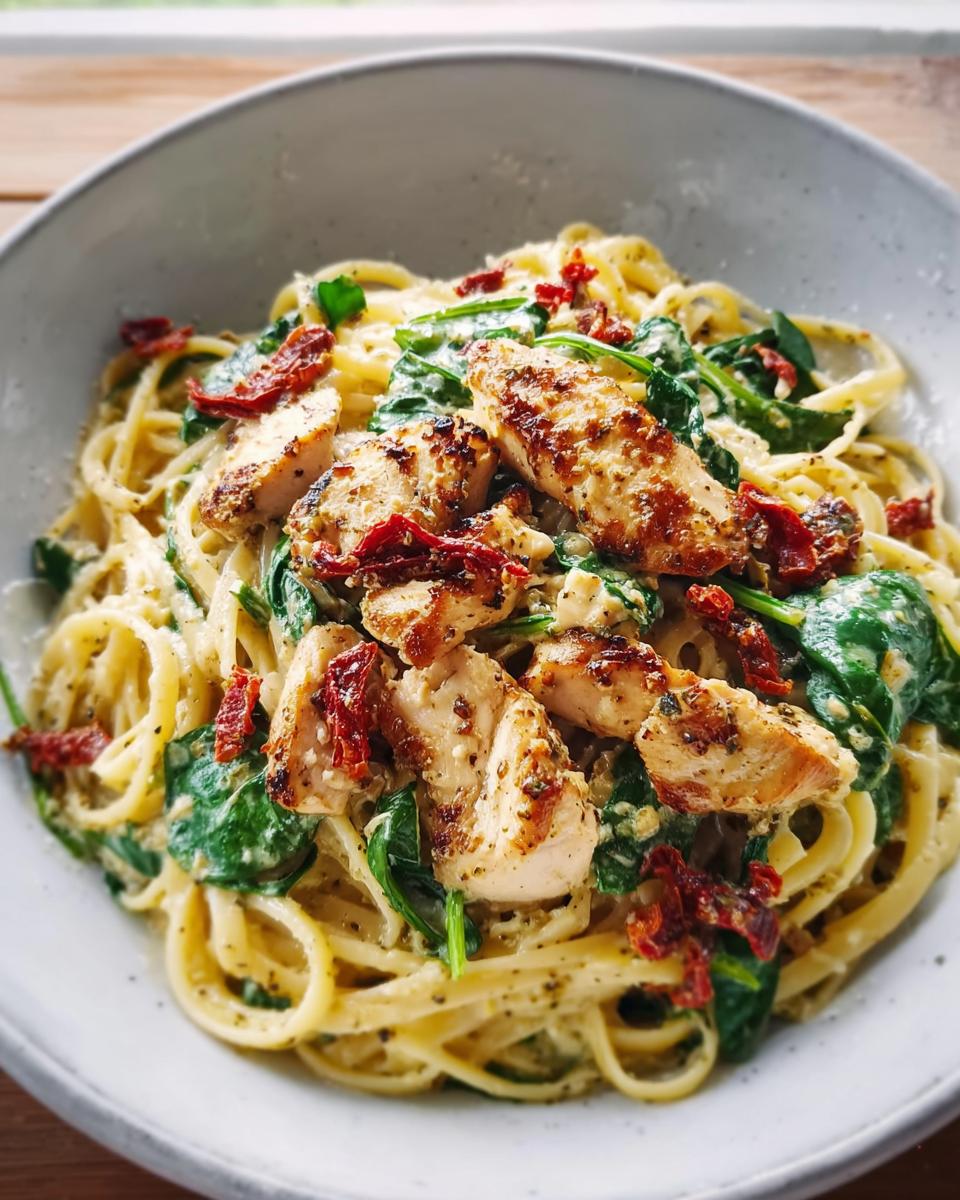 Creamy Chicken Pesto Pasta - detail 2