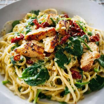 Creamy Chicken Pesto Pasta