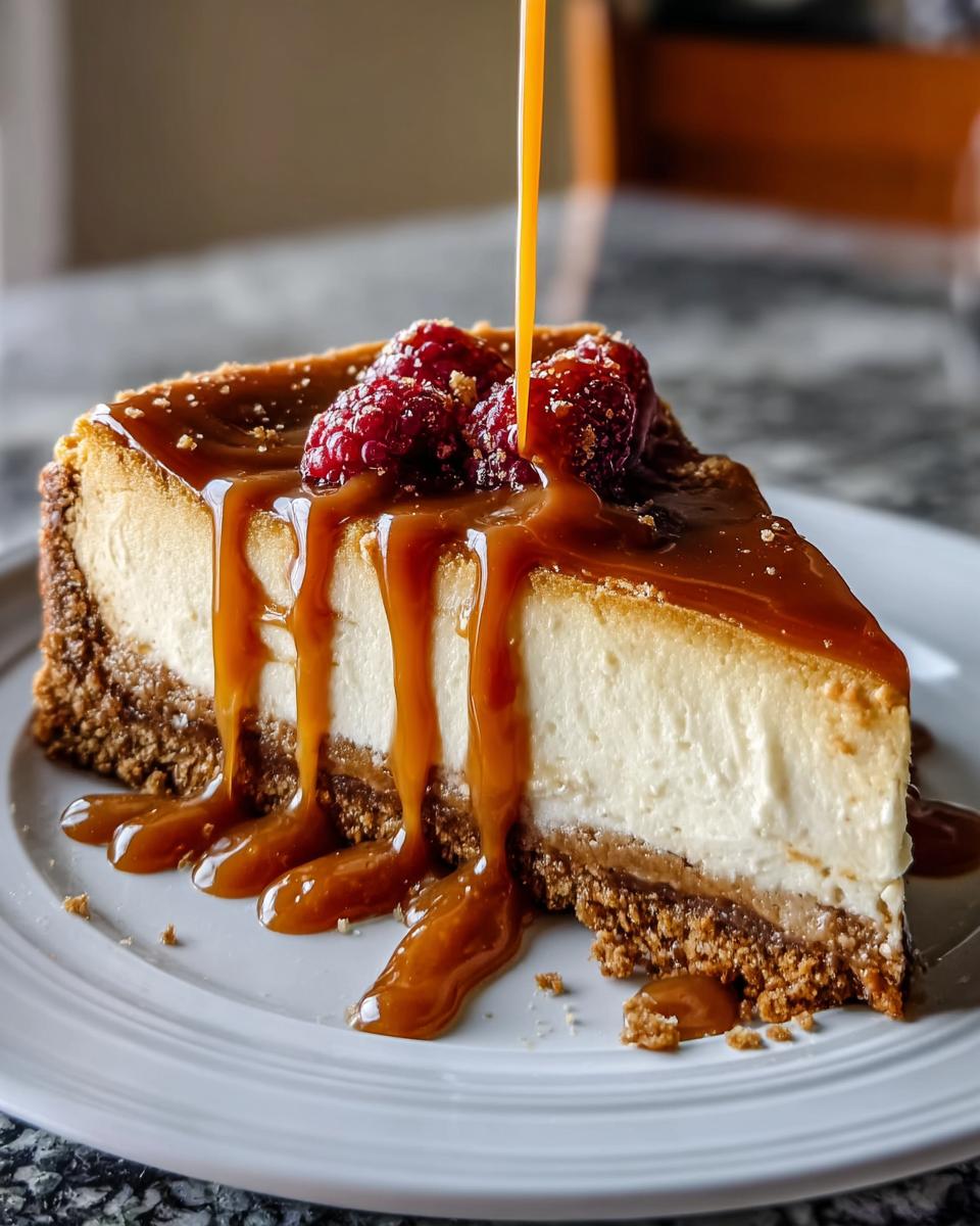 Creamy Gingerbread Cheesecake with Caramel Bliss - detail 1
