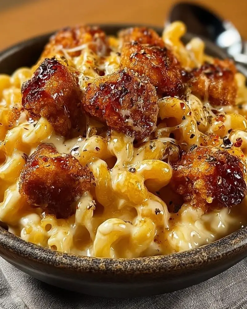 Creamy Honey Pepper Chicken Mac