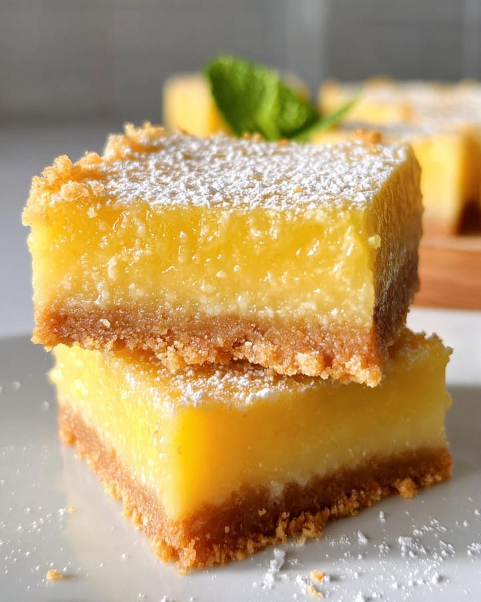 Creamy Lemon Squares - detail 1