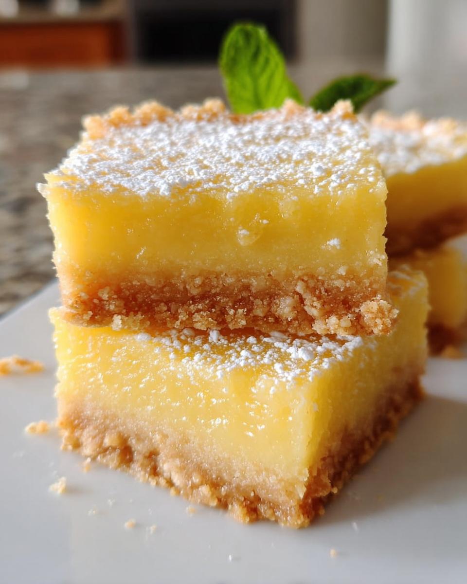 Creamy Lemon Squares - detail 1