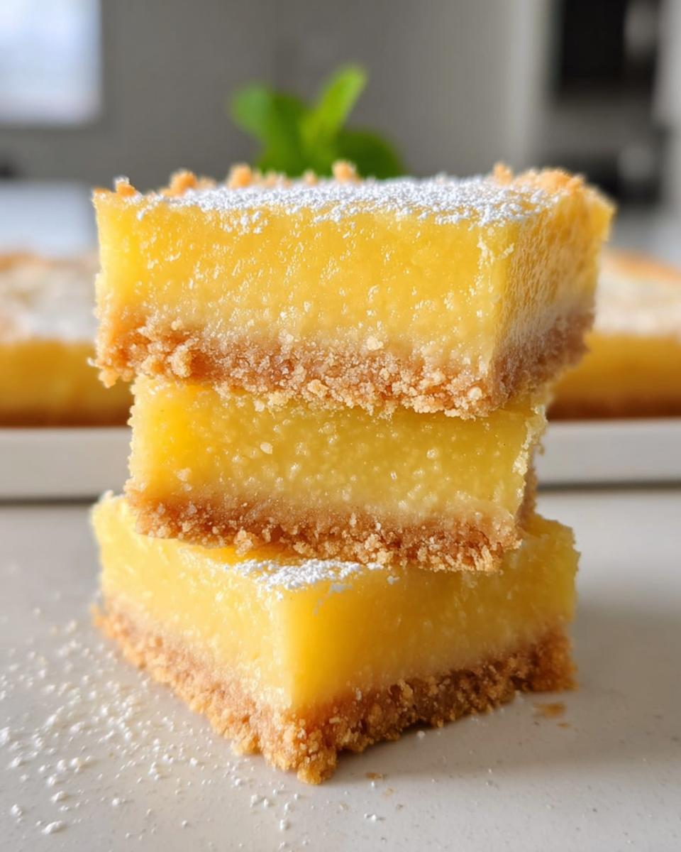 Creamy Lemon Squares - detail 2