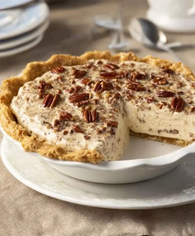 Creamy No-Bake Pecan Pie
