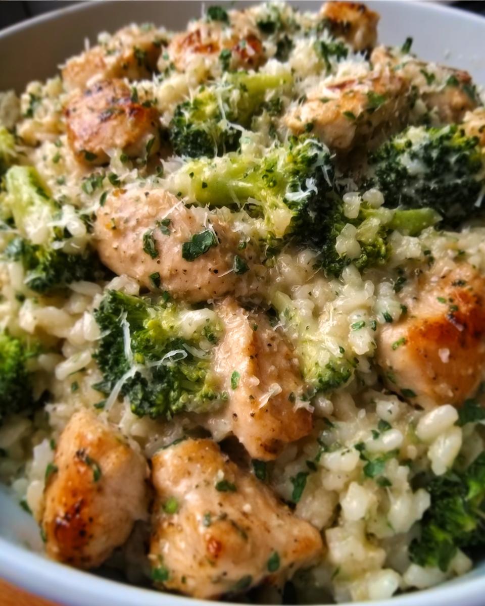 Creamy Parmesan Chicken and Broccoli Rice - detail 2