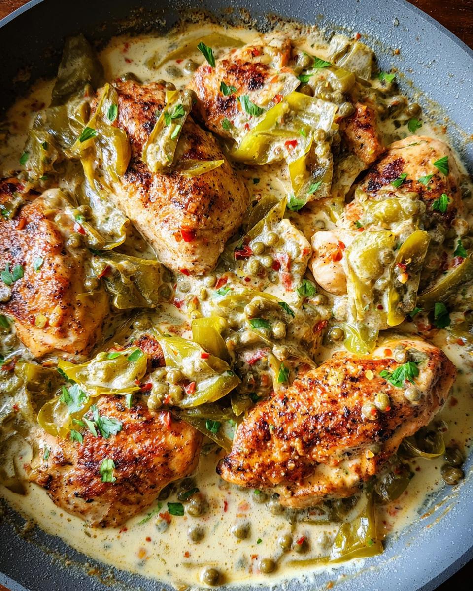 Creamy Pepperoncini Chicken Skillet - detail 2