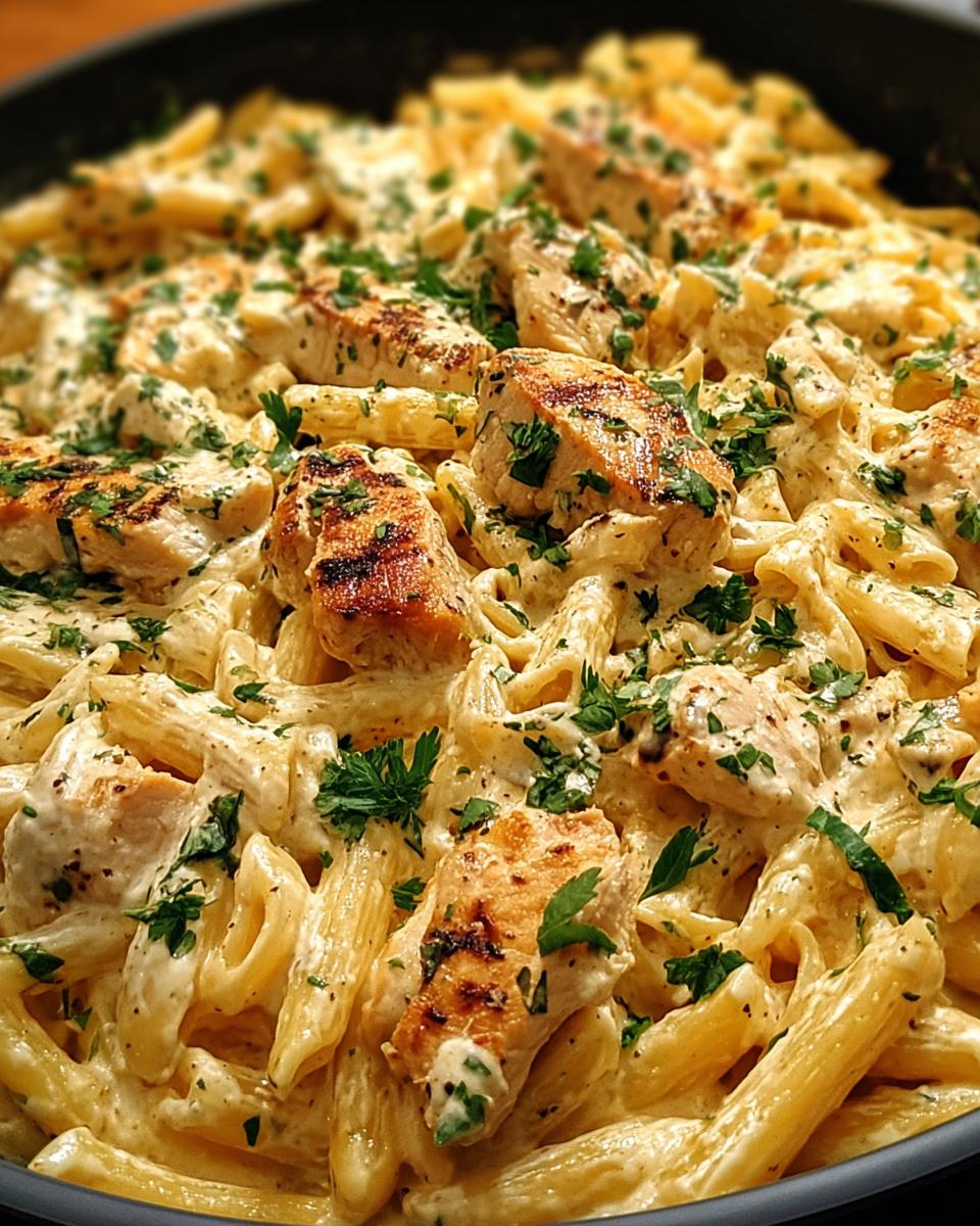 Creamy Ricotta Chicken Pasta - detail 2
