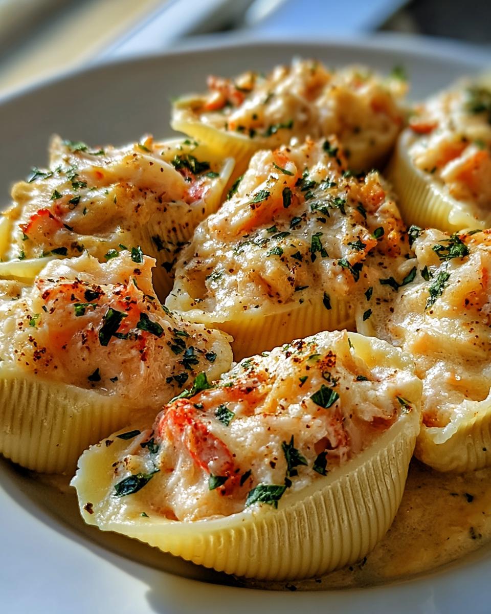 Creamy Seafood Stuffed Shells - detail 1