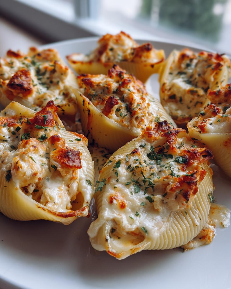 Creamy Seafood Stuffed Shells - detail 2