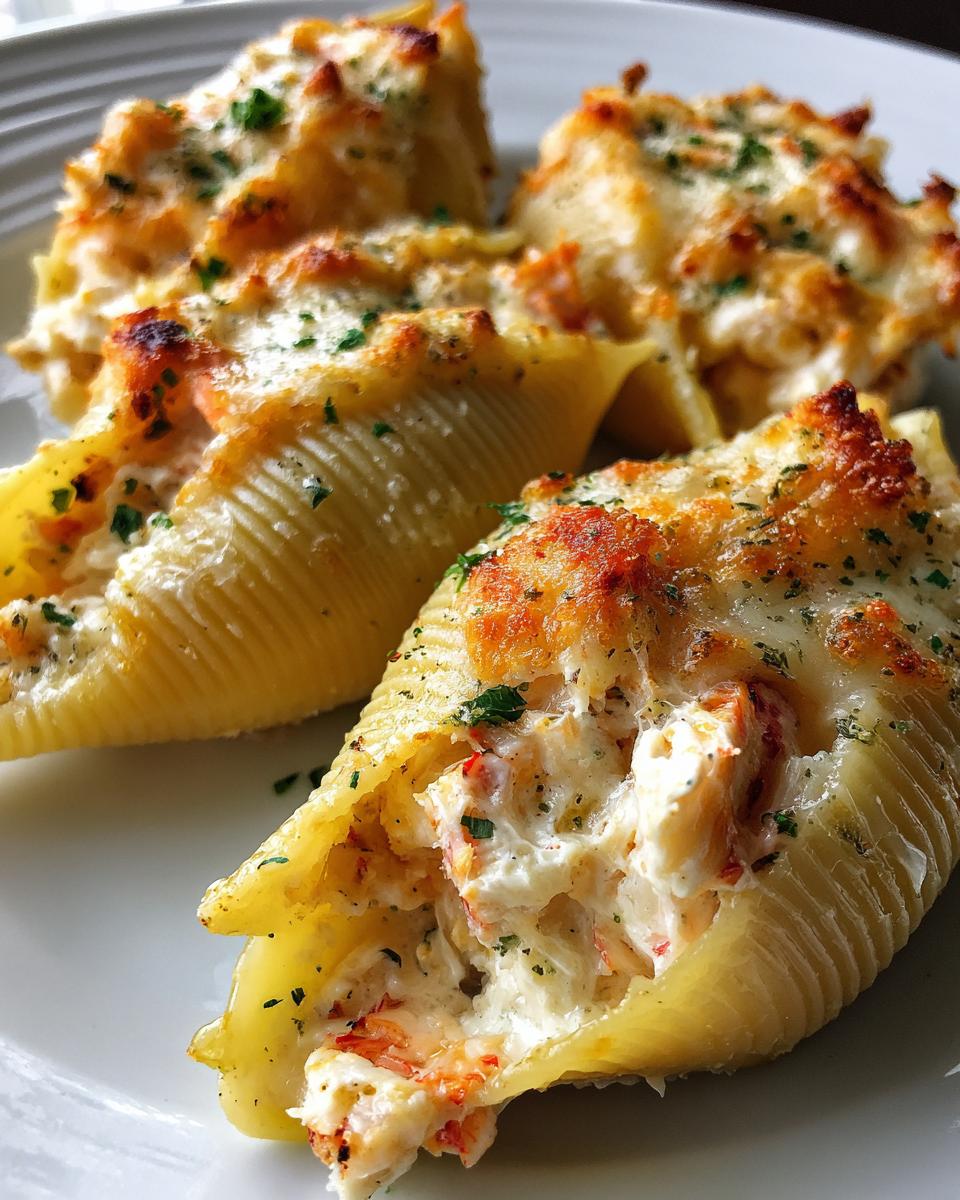 Creamy Seafood Stuffed Shells - detail 3