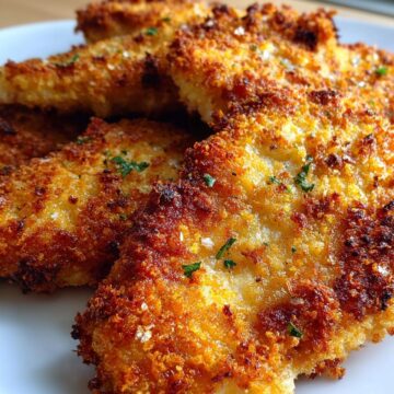 Crispy Air Fryer Parmesan Crusted Chicken