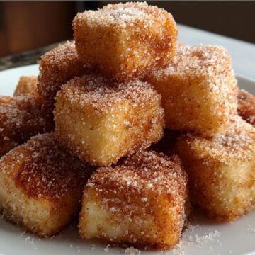 Crispy Angel Cake Churro Bites