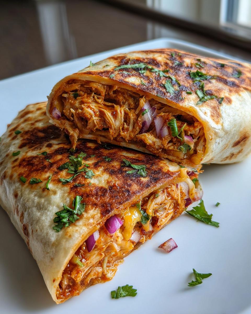 Crispy BBQ Chicken Wraps - detail 3
