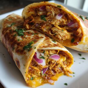 Crispy BBQ Chicken Wraps