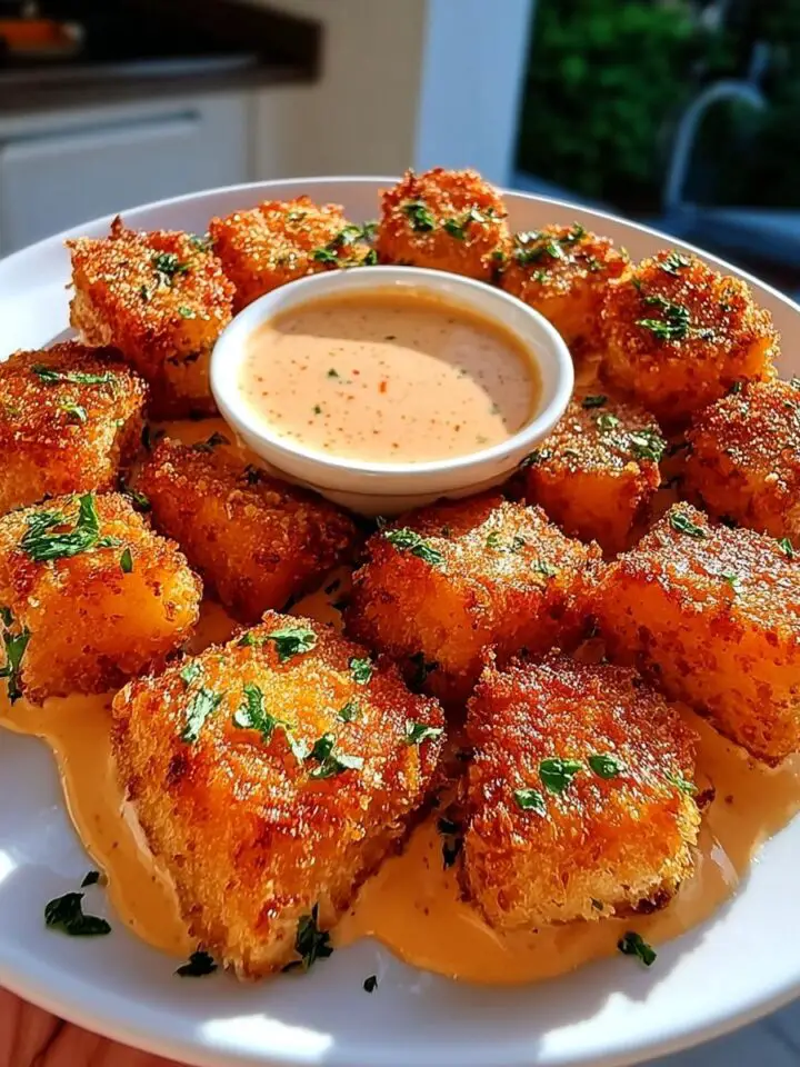 Crispy Bang Bang Salmon Bites