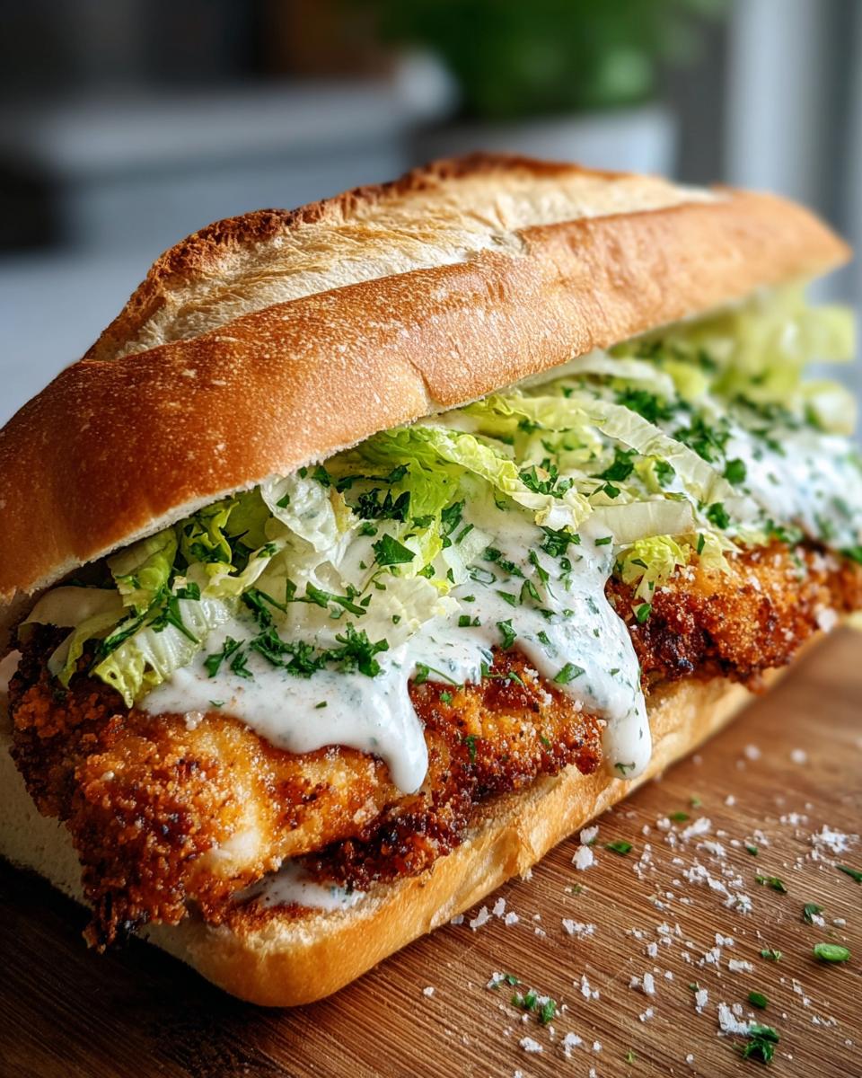 Crispy Chicken Caesar Sandwich - detail 1