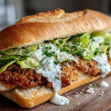 Crispy Chicken Caesar Sandwich