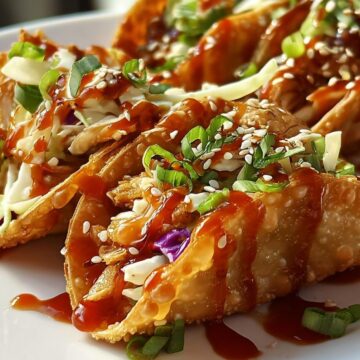 Crispy Chicken Wonton Tacos