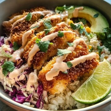 Crispy Fish Taco Bowls
