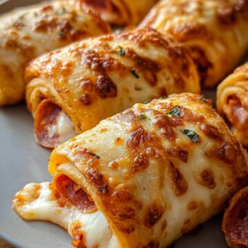 Crispy Pepperoni Pizza Rolls
