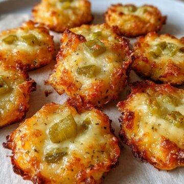 Crispy Pickle Cheese Bites