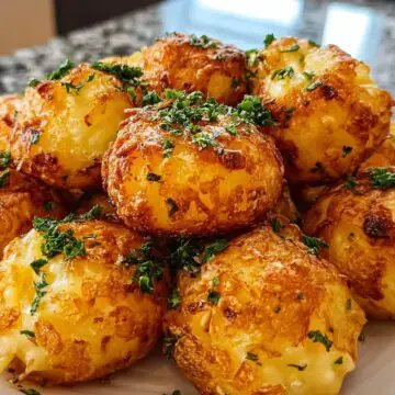 Crispy Potato & Cheese Bombs