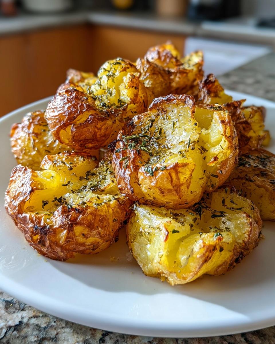 Crispy Smashed Potatoes - detail 2