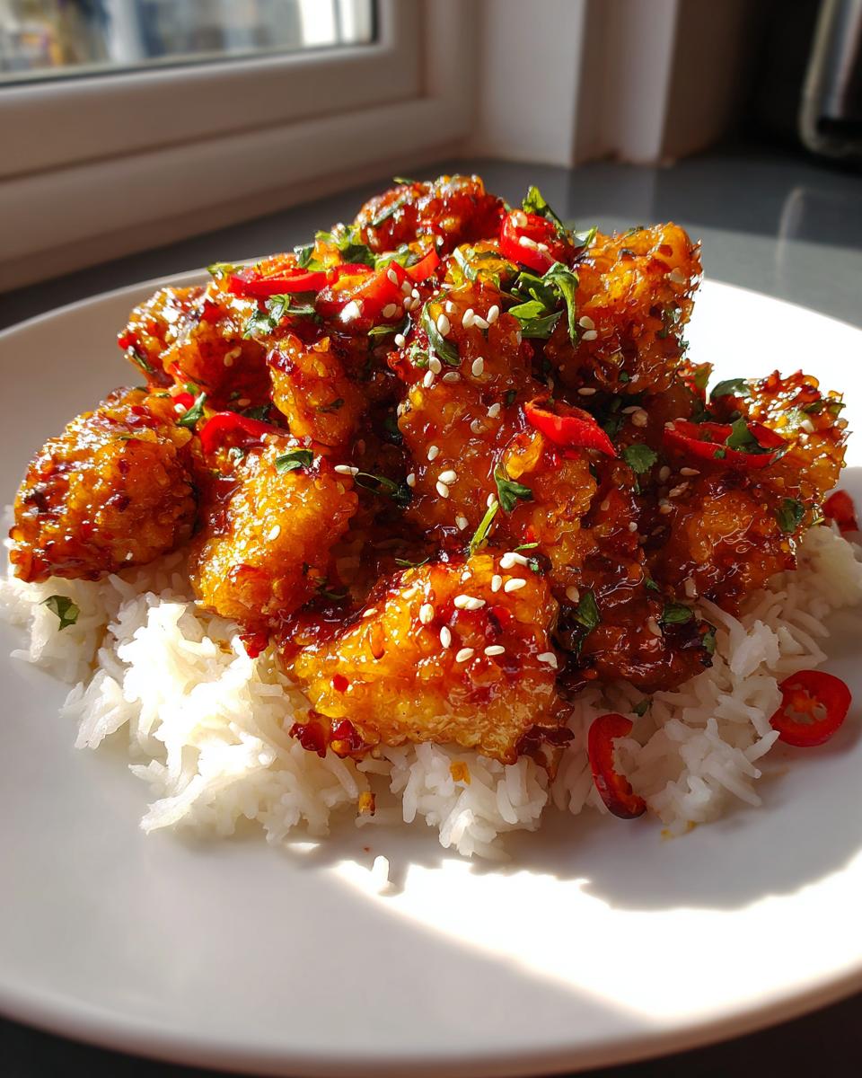 Crispy Sweet Chilli Chicken - detail 2