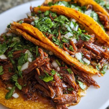 Crock Pot Birria Tacos