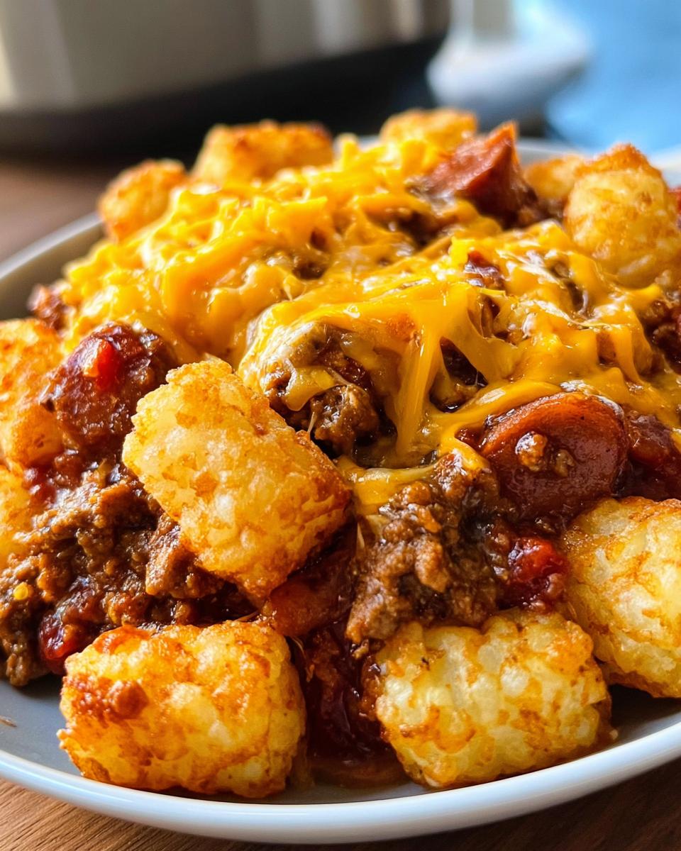 Crock-Pot Chili Dog Casserole - detail 1