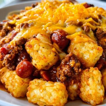 Crock-Pot Chili Dog Casserole