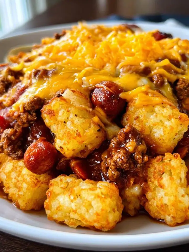 Crock-Pot Chili Dog Casserole