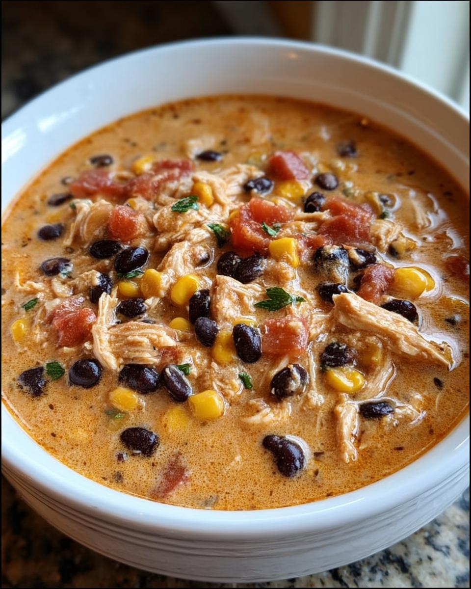 Crock Pot Cream Cheese Chicken Chili - detail 1