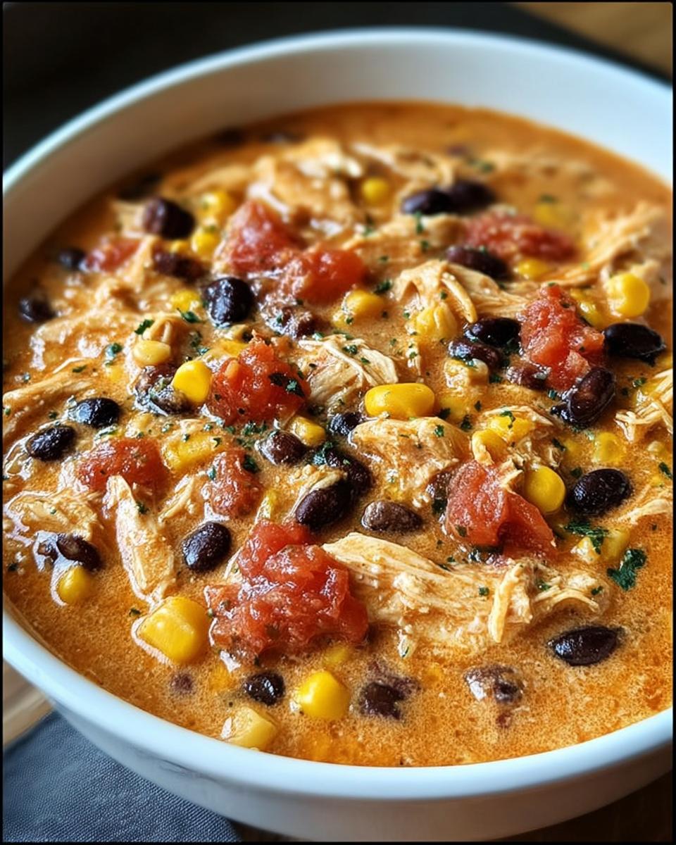 Crock Pot Cream Cheese Chicken Chili - detail 2