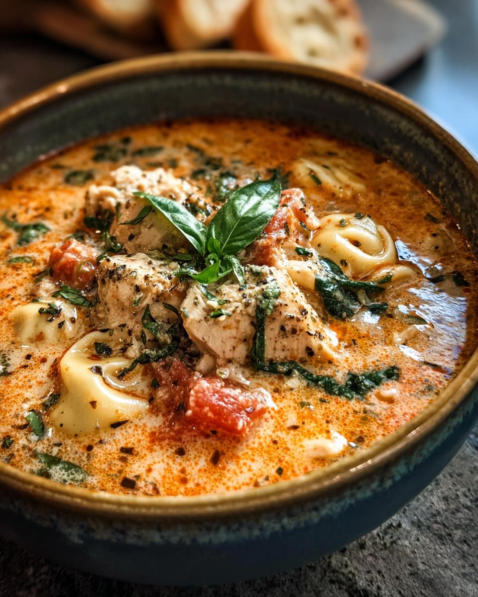 Crock Pot Creamy Chicken Parmesan Soup - detail 1