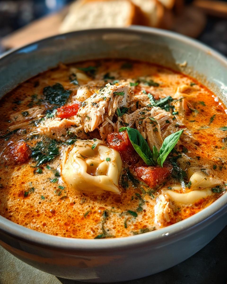 Crock Pot Creamy Chicken Parmesan Soup - detail 2